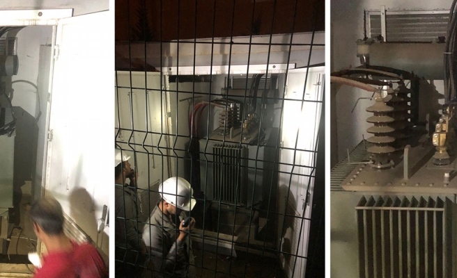 Kablo çalan hırsızlar, elektronik eşyaların yanmasına sebep oldu