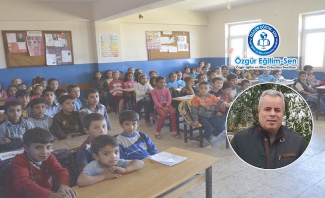 Eğitim sendikası temsilcisi Urfa’da eğitimin iyileştirilmesi için öneriler getirdi