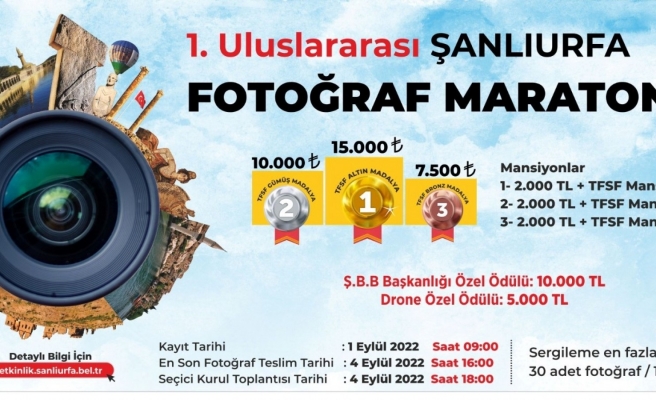 Urfa’da uluslararası fotoğraf maratonu