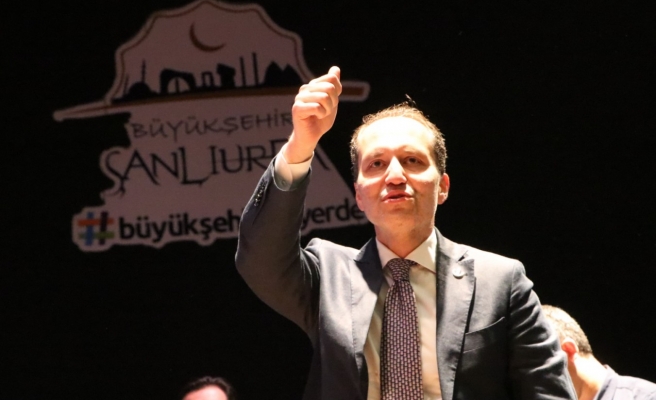 Erbakan Urfa'da il kongresine katıldı