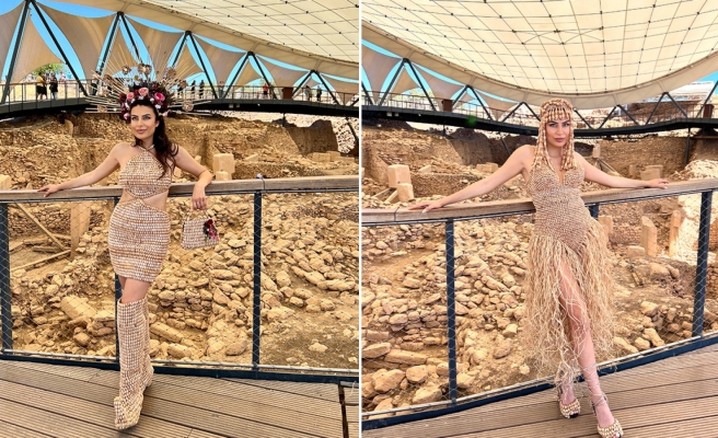 Tarihin sıfır noktasında moda çekimi yapıldı