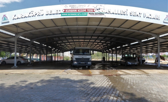 Karaköprü’de kurban kesim ve satış yerleri belirlendi