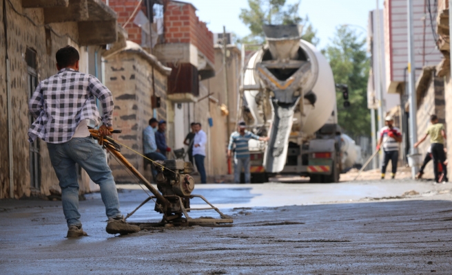 Siverek’te beton yol uygulamasI