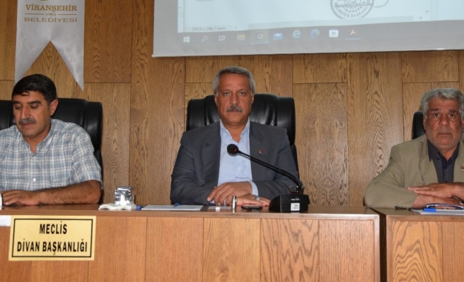Viranşehir’de belediye meclis toplantısı yapıldı
