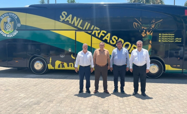 Şanlıurfaspor'a ceylanlı otobüs