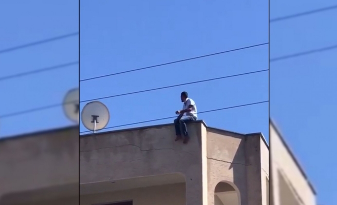 Dama çıkıp hayatına son vermek istedi