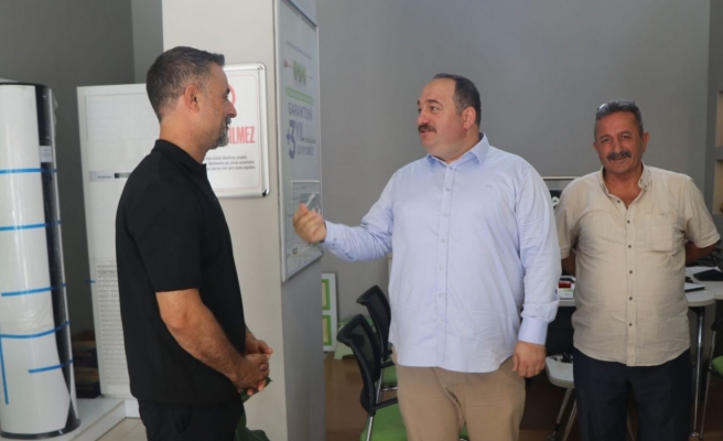 Başkan Ekinci’den esnaf ziyareti