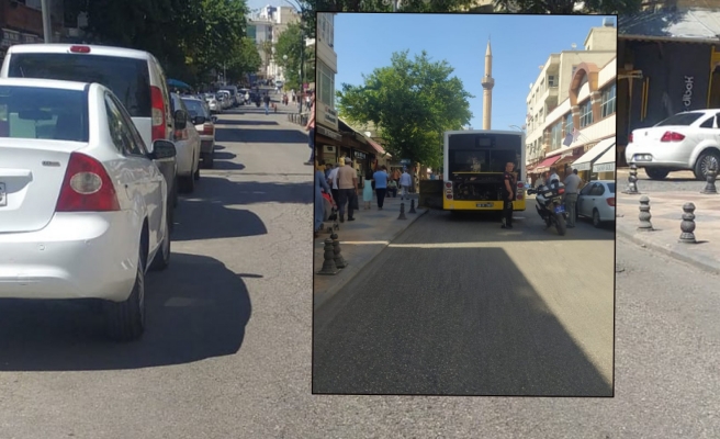 Urfa’da otobüs arızası trafiği felç etti!