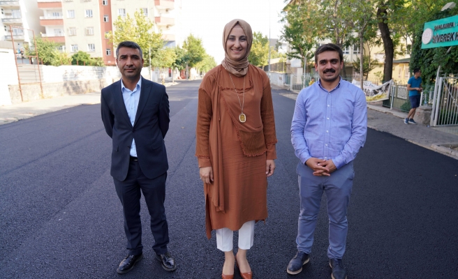 Siverek’te 17 metre genişliğindeki yol tamamlandı