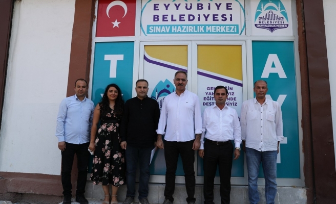 Eyyübiye'de yapımı tamamlanan dev merkez açılışa hazırlanıyor