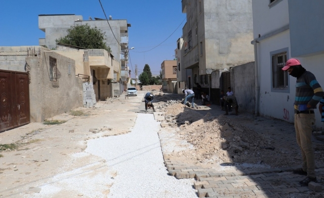 İlçede deforme olan yollar onarıldı