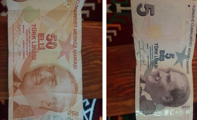 Urfalı vatandaş hatalı basım 50 TL ve 5 TL’yi satışa çıkardı!