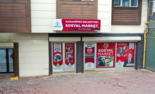 Karaköprü'de sosyal markette binlerce vatandaşın ihtiyacı karşılanıyor
