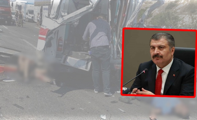 Bakan Koca yaşanan kazanın bilançosunu açıkladı