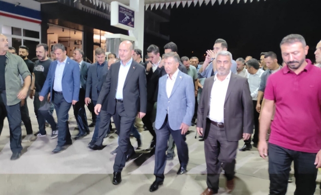 Urfa'dan heyet de Bakan Soylu ile olay yerinde