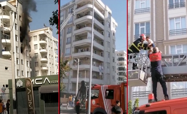 Karaköprü’de korkutan yangın!