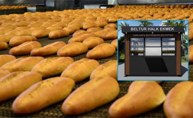 Urfa’da halk ekmek fabrikasında sona yaklaşıldı