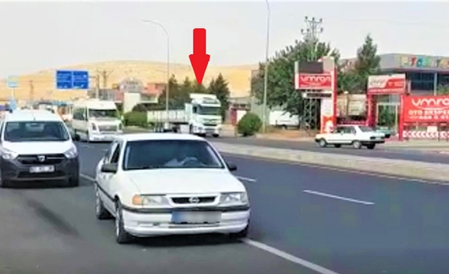 Trafikte ters yönde ilerliyorlar