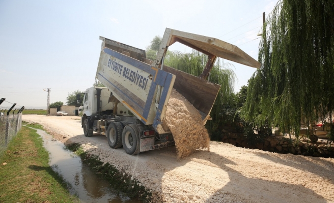 Eyyübiye’de kalan yüzde 20’lik yol çalışması tamamlanıyor