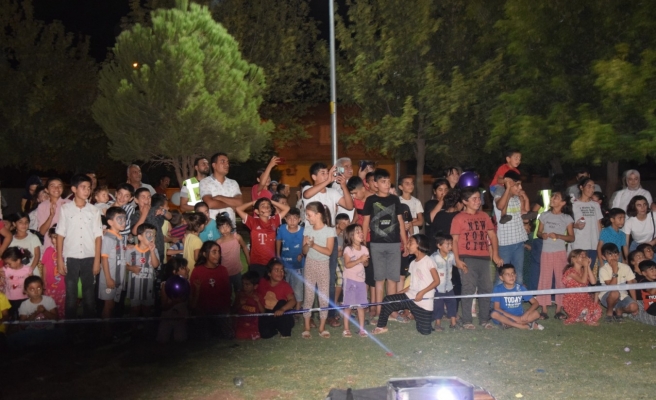 Viranşehir’de çocuklar etkinliklerle eğleniyor