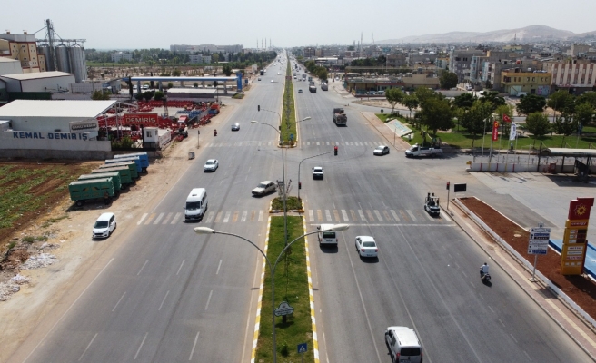 Genişletilen yolda trafik akışı rahatladı