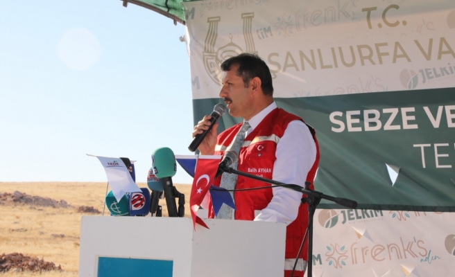 Vali Ayhan temel atma töreninde konuştu: Üretim merkezi olacağız