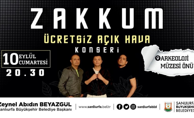 Zakkum konseri yarın