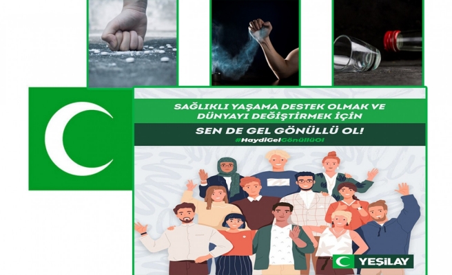 Yeşilay Şanlıurfa Şubesi gönüllülük çalışması başlattı