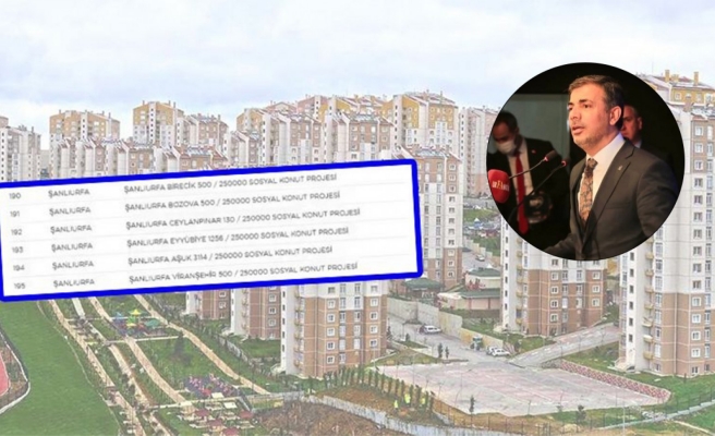 Başkan Kırıkçı, Urfa'ya ayrılan konut sayısının arttırılması için girişimlerde bulunacak