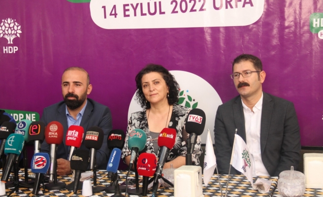 HDP Urfa İl Teşkilatı basınla buluştu!