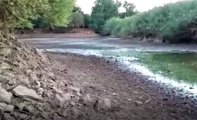 Urfa’daki göl kuraklıkla karşı karşıya!