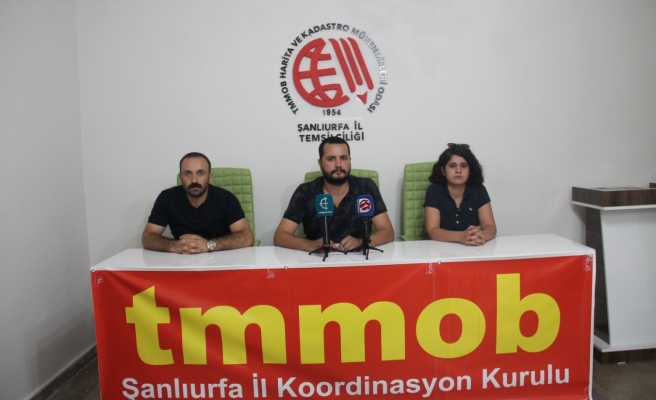 Urfa’daki odadan açıklama: Bizler mesleğimizi bilimden, üretimden yana kullanmaya devam edeceğiz