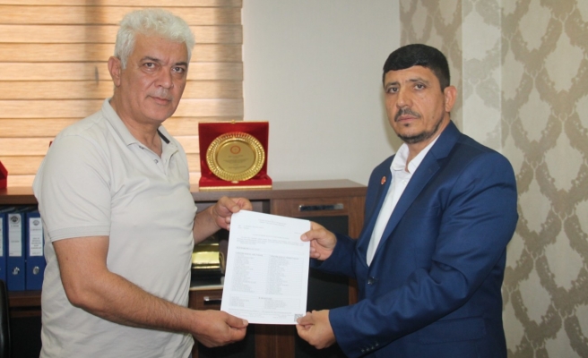 SP Haliliye ilçe Başkanı Baki, mazbatasını aldı!