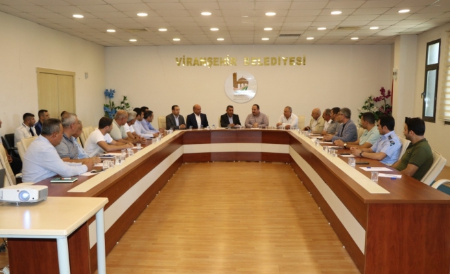 Viranşehir'de zabıtalar istişare toplantısı yaptı