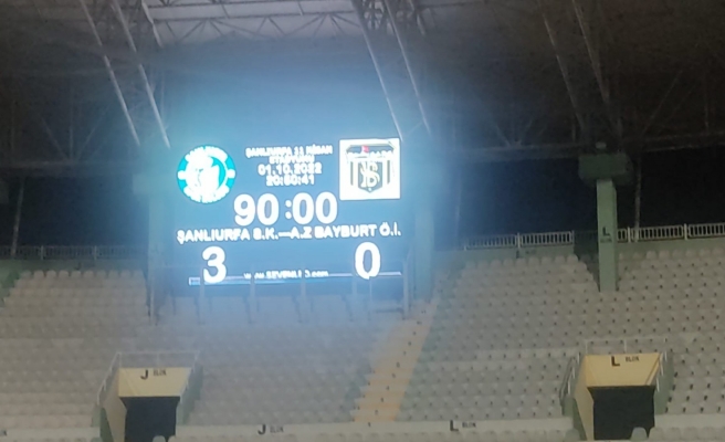 Şanlıurfaspor kendi evinde galip!