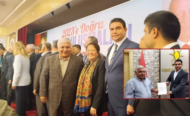 Karaköprü Belediye Meclis Üyesi Ahmet Süzen, AK Parti saflarına katıldı