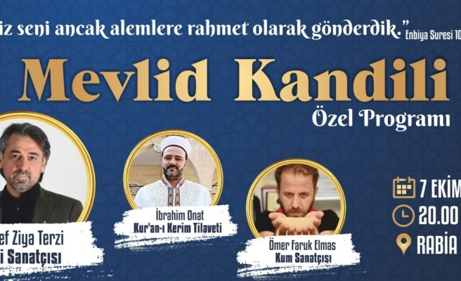 Büyükşehir’den Mevlid Kandili programı