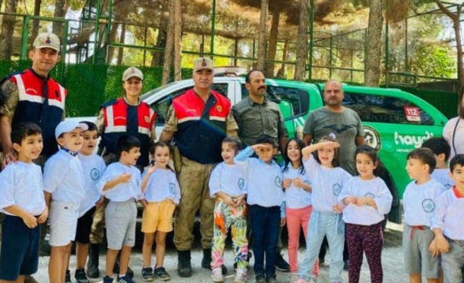 Öğrencilere yaban hayvanlarının önemi anlatıldı