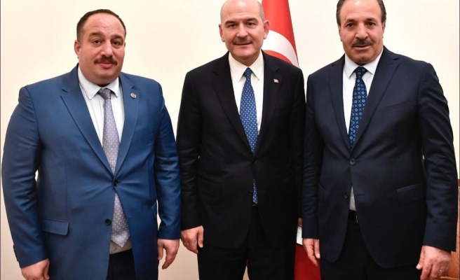 Başkan Ekinci ve Milletvekili Özcan’dan Bakan Soylu'ya ziyaret