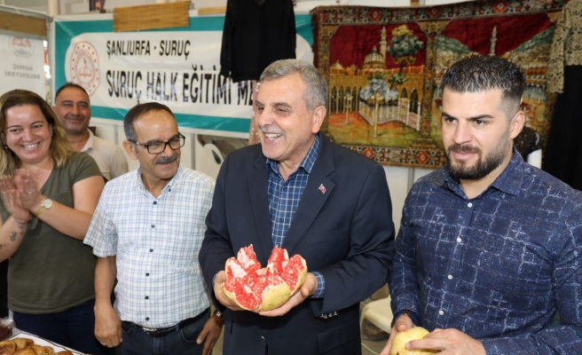 Urfa’da açılan fuarda yöresel lezzetler sergileniyor