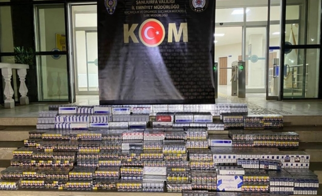 Şanlıurfa emniyetinden kaçak sigara operasyonu!