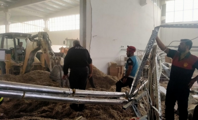 Şanlıurfa OSB'de fabrikada istinat duvarı çöktü! 5 yaralı
