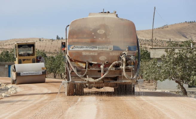 Büyükşehir’den Halfeti'de yol çalışması