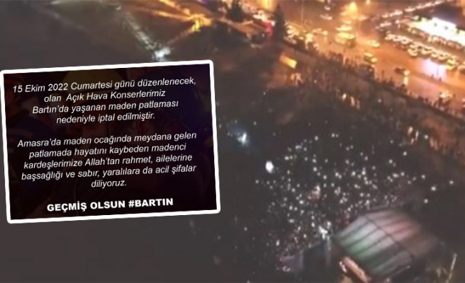Maden faciası nedeniyle Viranşehir’deki konser iptal edildi