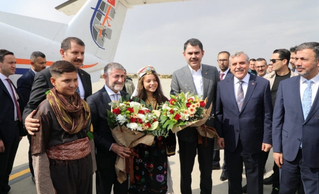 Bakanlar Nebati ve Kurum, Şanlıurfa'ya geldi