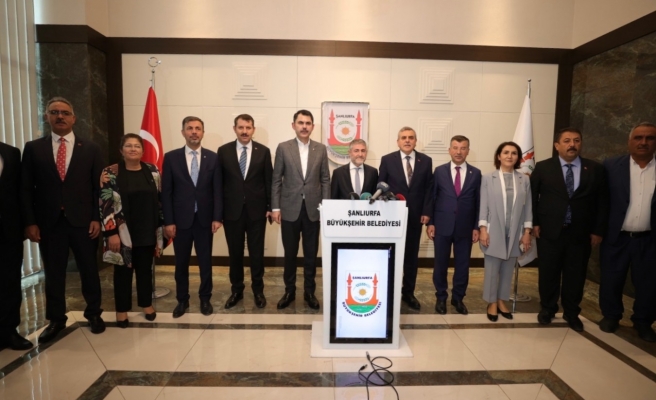 Bakan'dan Urfa için ilçe ilçe kentsel dönüşüm açıklaması