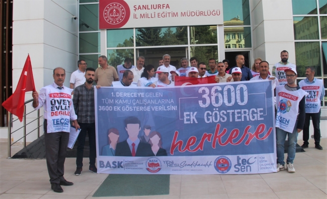 Şanlıurfa’da eğitim sendikasından bakanlığa çağrı
