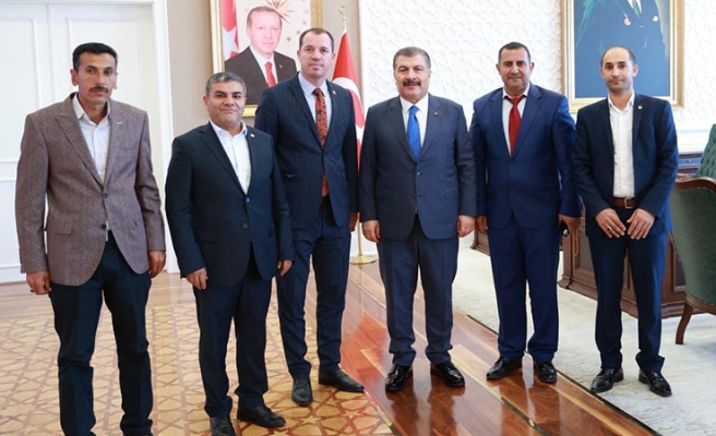 Vekil Özşavlı Bakan Koca ile görüştü