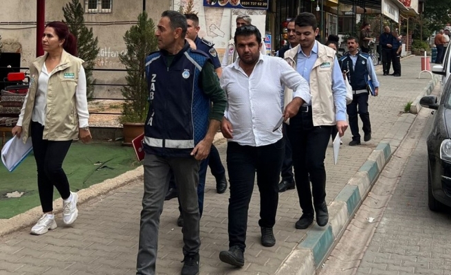 Halfeti’de 100 kilogram bozuk et imha edildi