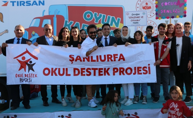 Oyun karavanı Şanlıurfalı çocuklarla buluştu